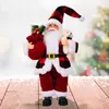 Big Santa Claus Doll Kinder Weihnachtsgeschenk Weihnachtsbaumdekorationen Home Wedding Party Supplies Plüsch Ornamente 240424