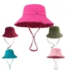Chapeaux de seau de créateur de Bob à la mode pour femmes larges russes seau populaire multicolore d'été classiques lettres de protection solaire voyage en plein air mz02 b4