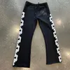 Style pantalon masculin y2k vêtements streetwear gothique bulle pour hommes pantalon de survêtement vintage graphique