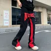 Y2K Fashion Letter Embroidery Baggy Jeans Flare Pants Men kleding Rechte vrouwen Hip Hop lange broek ROPA HOMBRE 240415