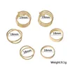 Bandringe 5 Teile/Set für Frauenringe Japanisch und Koreanisch Einfacher drei Perlenwellen -Kombination Ring Personalisierter Ring Internet Red Tail Ring Schmuck Q240427