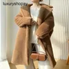 Maxmaras Coat orsacchiotto da donna in cashmere cappotti inoltre inverno e pelliccia autunno integrato Nuovo alpaca Velvet Silhouee