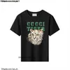 23New Childrens T-shirt Trend Cartoon Tiger Pattern Brand Luxury Bambini Abbigliamento Fresco Ragazzi Brassa Girl CHD2310194 Esskids