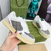 2024 Yeni Tasarımcı Ayakkabı Yeniden Web Spor Ayakkabıları Erkek Kadın Ayakkabı Deri Kauçuk Dış Tablo Platformu Açık Dantel Yuvarlak Kafa İşlemeli Sneakers Boyut Kutu ile