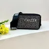 New rhinestone bag, stylish camera bag, shoulder crossbody bag