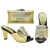 Dress Shoes African And Bag Sets For Women Italian With Matching Bags High Quality Wedding Shoe Set Gold Color