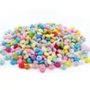 50pcslot 12mm Baby Silicone Lentil Beads Diy Charms Born Nursing Accessory BPA Free Tinging Necklace Toy 240420