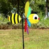 Dekoracje ogrodowe pszczoła sześć kolorów trójwymiarowa kreskówka wiatraka