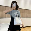 Bag Fashion Lace Mesh Women Borsebag Daisy Fiore Elegante Borse per spalle PU in pelle Female Travel Summer Beach Shopping Borse