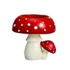 Candle Holders Mushroom Cup Candlestick Ambience Ornaments Resin Gift DIY Home Decorations