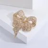 Broches Beautberry Sparkling Rhinestone Bow for Women Unisex Office Party Pins Casual Accessories Gifts