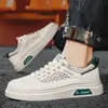 2024 Hot Sale Casual Shoes White Black Green Brown Gray Mens Shoes Breattable Sports Sneakers Size39-44 GAI