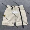 Cortezs shorts calças cortadas de verão calças de rua de estilista Pontas de designer Roupa de secagem rápida