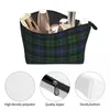 Sacs de cosmétiques voyage Black Watch Ancient Original Scottish Tartan Toitry Sac Kawaii Makeup Organisateur pour les femmes Box Kit Dopp Kit Box