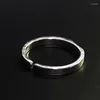 Clusterringe exquisite trendige Goldmark Ring Männlich Eröffnungszachtel Accessoires S925 Männer Silberschmuck Geschenk für Freund