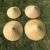 Berets Handwoven Asian Bamboo Hat Adults Summer Sun-shade Fisherman Rice PaddyHat