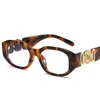 Lunettes de soleil de mode Frames Retro Polygon Anti Blue Lights Lights Fomen Femmes Brand Small Frame Clear Lens Spectacle Optical Goggles Femme Square Eyeglass T240428