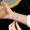 High Level Original Blgarry Designer Bangles Gold Electroplated Micro Inlaid Zircon Full Diamond Bracelet with Adjustable Opening Buckle with Brand Logo