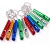 Aluminium Emergency Survival Whistle Keychain for Camping Randing Outdoor Sport EDC Tools Multifonctional Training Whistle SC0176698249