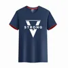 Heren T -shirt Zomer Snel drogen van hoge kwaliteit Oneck Ademvolle top Casual Outdoor Running Fitness Clothing 240426