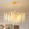 Pendurado Luz de Luxúria Moderna de Luxúria Quarto de jantar Candelieiro Lâmpada de cristal Luz de cristal Luz nórdica