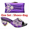 Dress Shoes Italian Women And Bag Sets Arrival Gold Color Sales In Matching Decorated With Rhinestone