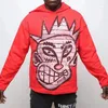 Erkek Hoodies y2k Siyah Sweatshirt Erkek Kadın Kış Giyim Harajuku Retro Mektup Karikatür Karikatür Grafik Baskı Pullover Hoodie Büyük Boy