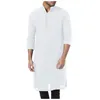 Vêtements ethniques robes musulmanes hommes Kaftan Abaya Dubai Robe Middle Eas T Kandoura Style de prière Dishdasha Arab