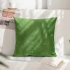 Cushion/Decorative Grass Green Velvet Cushion Covers Plaid cases 45x45 Nordic Home Decor s Cover for Sofa Cushions