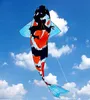 fish kite flying for children kite string line toys for kids nylon kite parachute weifang kite factory ikite 240419