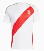 2024 2025 S-4XL Peru Soccer Jerseys home away PIZARRO FALFAN GUERRERO FLORES LAPADULA Fans football shirt men kids kit