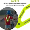 Abbigliamento motociclistico GET di sicurezza per bambini ad alta visibilità giallo riflessivo bambini ad alta visibilità dei bambini.
