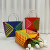 Novo bolsa de cesta de vegetais de plástico de plástico, bolsa de cesta de vegetais de vegeta