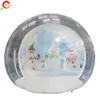 6m dia (20ft) with blower Free Air Ship Outdoor Activities Christmas Inflatable Bubble Room Transparent Tent for Sale