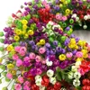 Flores decorativas Decoração de alta durabilidade para celebrações de casamento e cores brilhantes não facilmente oxidadas casamentos