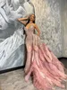 Luxury mermaid abendkleider für Frauen trägerlose ärmellose Kleider Kristall Federkleid für Prom Party Mitte gemacht