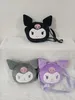 Kawaii Cartoon Kuromi Melody Cinnamoroll Plush Shoulder Bag Anime Plushie Messenger Bag Keys Coin Purse Handbag