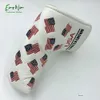 Новое прибытие Pu Leather USA Flag Limited Edition Golf Club Blade Blade Head Covers Headcover Рождественский день рождения подарка 169