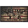 Altri stili di adesivi decorativi Trump Car 7.6x22,9 cm Bandiera per adesivi per paraurti Mantieni l'America decalinata per lo styling Vehicle Paster Drop De Dhm2J