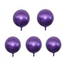 Decoração de festa 5pcs 22 em 4d Balloon Birthday Wedding Decorations Foil Balloons Presente