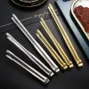 Utensils Stainless Steel Kitchen Food Tongs Portable Barbecue Steak Salad Clamp Serving Buffet Clip Cooking BBQ Tweezer Gadgets for Home