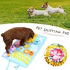 Kennels Pet Sniffing Pading Mat de alimentación Multas de entrenamiento lavables multiestandios para Dog Cat Gorgeous