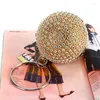 Shoulder Bags Colorful Diamond Evening Bag Womens Sparkling Crystal Ball Shape Clutch Gold Party Wedding Bridal Chain J60D