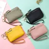 Amazon Européen et American Cross-Border Purse Purse en cuir authentique Simple Multi-Fonctional Hand Coin Purse Mini Hand Bag Wholesale