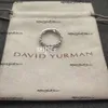 Nieuwe 2024 Dy Desginer David Yurma Sieraden Top Kwaliteit Bracelet Simple en Elegant Popular Woven Traped Rope Fashion Ring David Bracelet Punk Jewelry David Size 2 992
