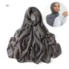 Viscose hijab set bijpassende kleur dop vlak katoen modaal moslim vrouwen sjaal soft shawl rayon dubbele steken rand sjaalaBaB 240419