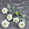 Dekorativa blommor 10st 5heads Färgglada rosen Artificiell Silk Wedding Hall Flower Wall Decoration Accessories Home Party Floral Arrangemang