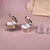 Storage Bottles 6g Gold Portable Cosmetic Flour Plastic Box Empty Loose Pot With Sieve Travel Makeup Jar Sifter Container Puff