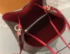 Роскошный дизайнер Неоноэ ведро для плеча сумки Пресвитерия кошелек женская сумка для бренда сумочка Louiseviutionbag Bursbody Bag M44022