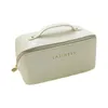 Storage Bags Female Makeup Bag Portable Case Large Opening Moisture-proof Great Faux Leather Travel